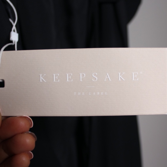 Keepsake Black Laika Midi Dress Size Large NWT - Picture 7 of 13